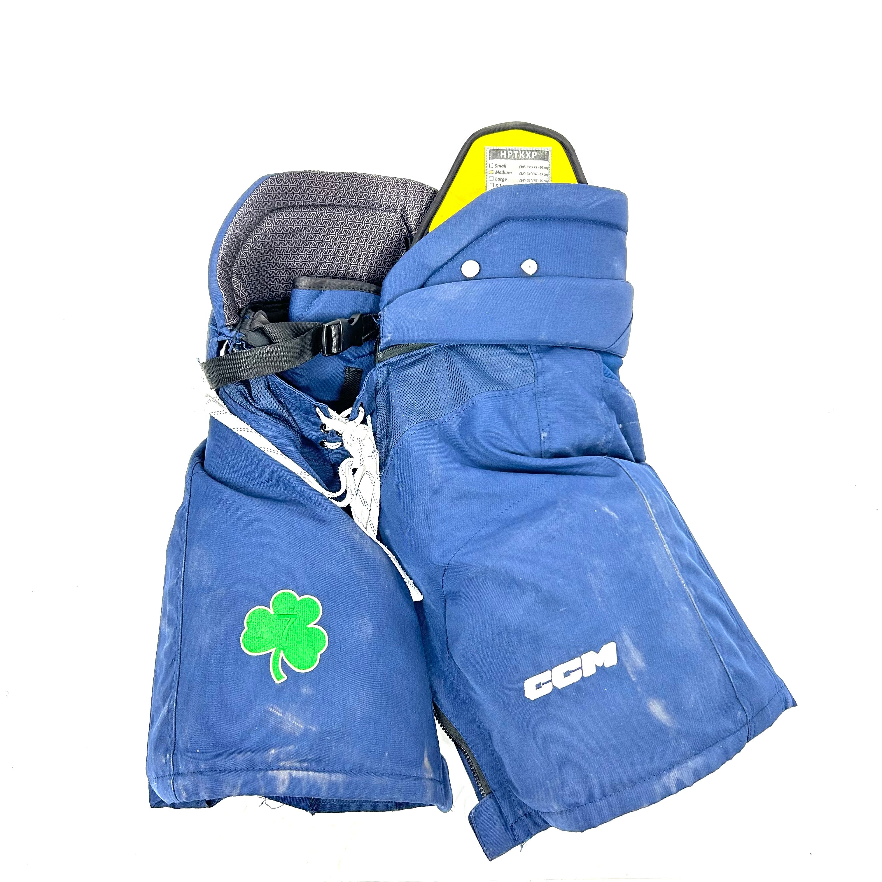 CCM HPTKXP - Pantalon de hockey NCAA Pro Stock d'occasion (bleu marine)